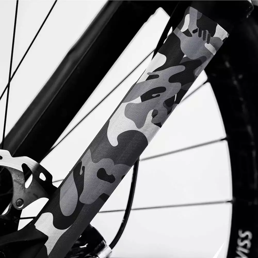 All-mountain-style All Mountain Style AMS Honeycomb Fork Guard - Clear - Camo 3 All-mountain-style All Mountain Style AMS Honeycomb Fork Guard - Clear - Camo - Image 3