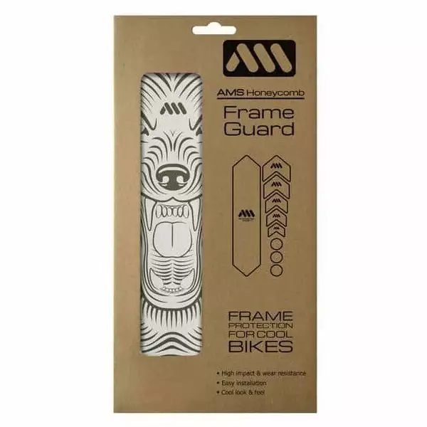 All-mountain-style All Mountain Style AMS Honeycomb Frame Guard - Clear - Wolf 1 All-mountain-style All Mountain Style AMS Honeycomb Frame Guard - Clear - Wolf