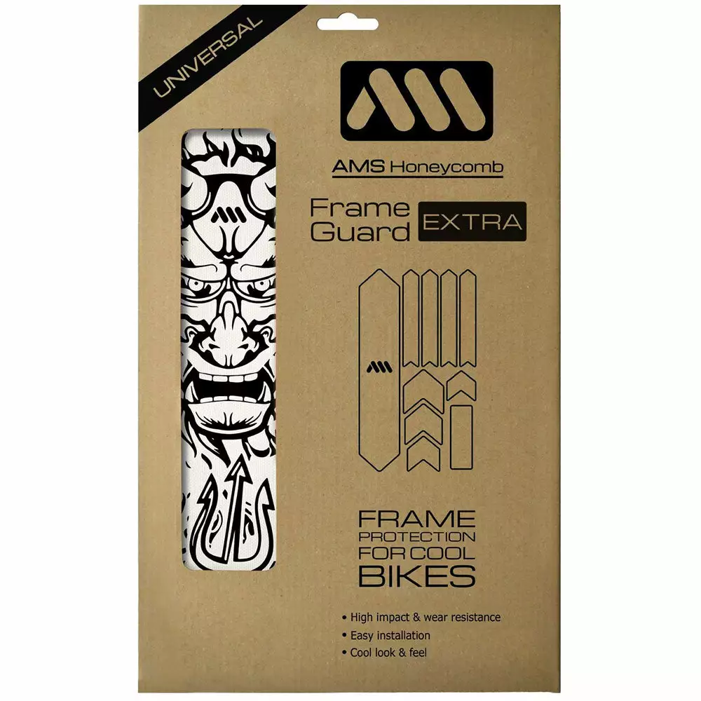 All-mountain-style All Mountain Style AMS XL Honeycomb Frame Guard - Black - Devil
