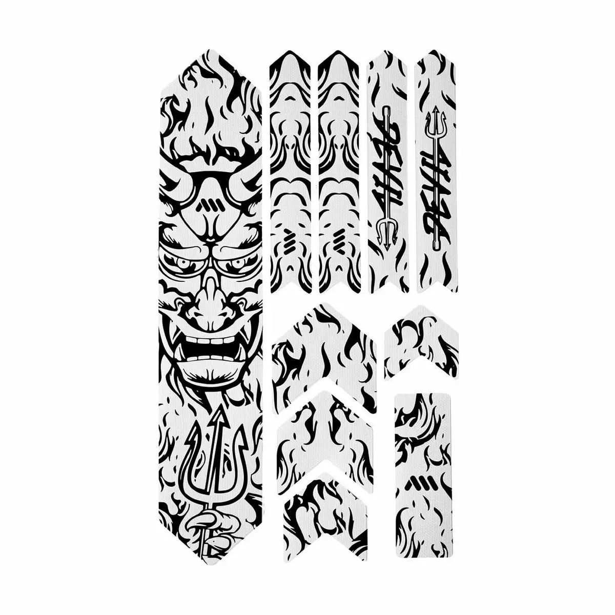 All-mountain-style All Mountain Style AMS XL Honeycomb Frame Guard - Black - Devil - Image 2