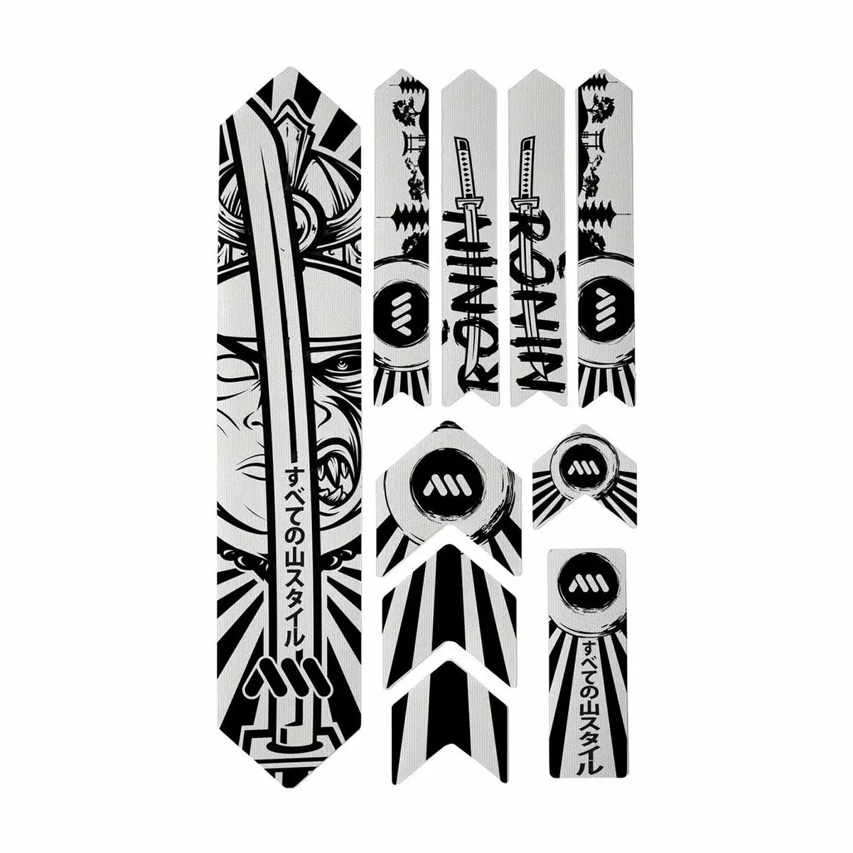 All-mountain-style All Mountain Style AMS XL Honeycomb Frame Guard - Ronin - Black