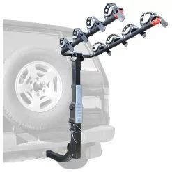 Allen S-645 Premier 4 Bike Hitch Mounted Rack - Clears Spare Tyre