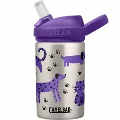 Camelbak Eddy+ Plus Kids Stainless Steel 400ml Bottle -Hydration Packs Shop CBEDDYKDPLSSS4 CatsAndDogs CamelbakEddy PlusKidsStainlessSteel400mlBottle 01