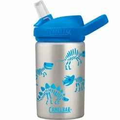 Camelbak Eddy+ Plus Kids Stainless Steel 400ml Bottle -Hydration Packs Shop CBEDDYKDPLSSS4 DinoBones CamelbakEddy PlusKidsStainlessSteel400mlBottle 01