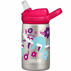Camelbak Eddy+ Plus Kids Stainless Steel Vacuum Insulated 350ml Bottle -Hydration Packs Shop CBEDDYKDPLSSSV35 FlowerchildSloth CamelbakEddy PlusKidsStainlessSteelVacuumInsulated350mlBottle 01