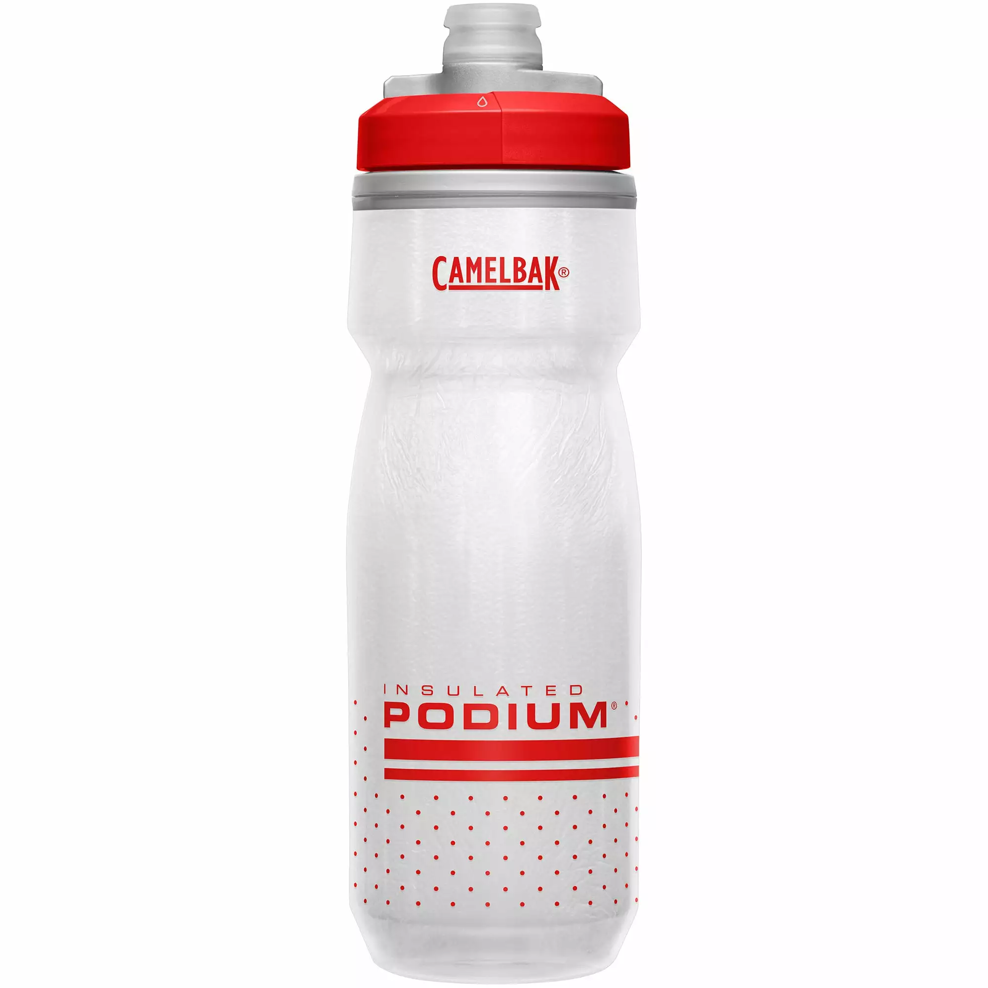Camelbak Podium Chill 600ml Bottle - Fiery Red - White - 2020 1 Camelbak Podium Chill 600ml Bottle - Fiery Red - White - 2020
