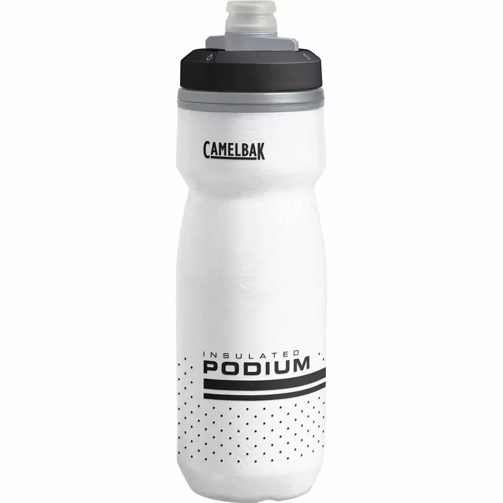 Camelbak Podium Chill 600ml Bottle - White - Black - 2020 1 Camelbak Podium Chill 600ml Bottle - White - Black - 2020