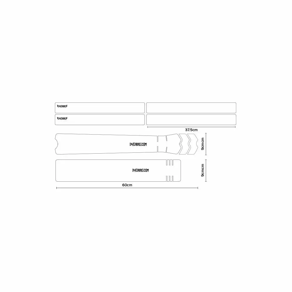 DyedBro Día De Muertos Bike Protection Film - Clear - White 4 DyedBro Día De Muertos Bike Protection Film - Clear - White - Image 4