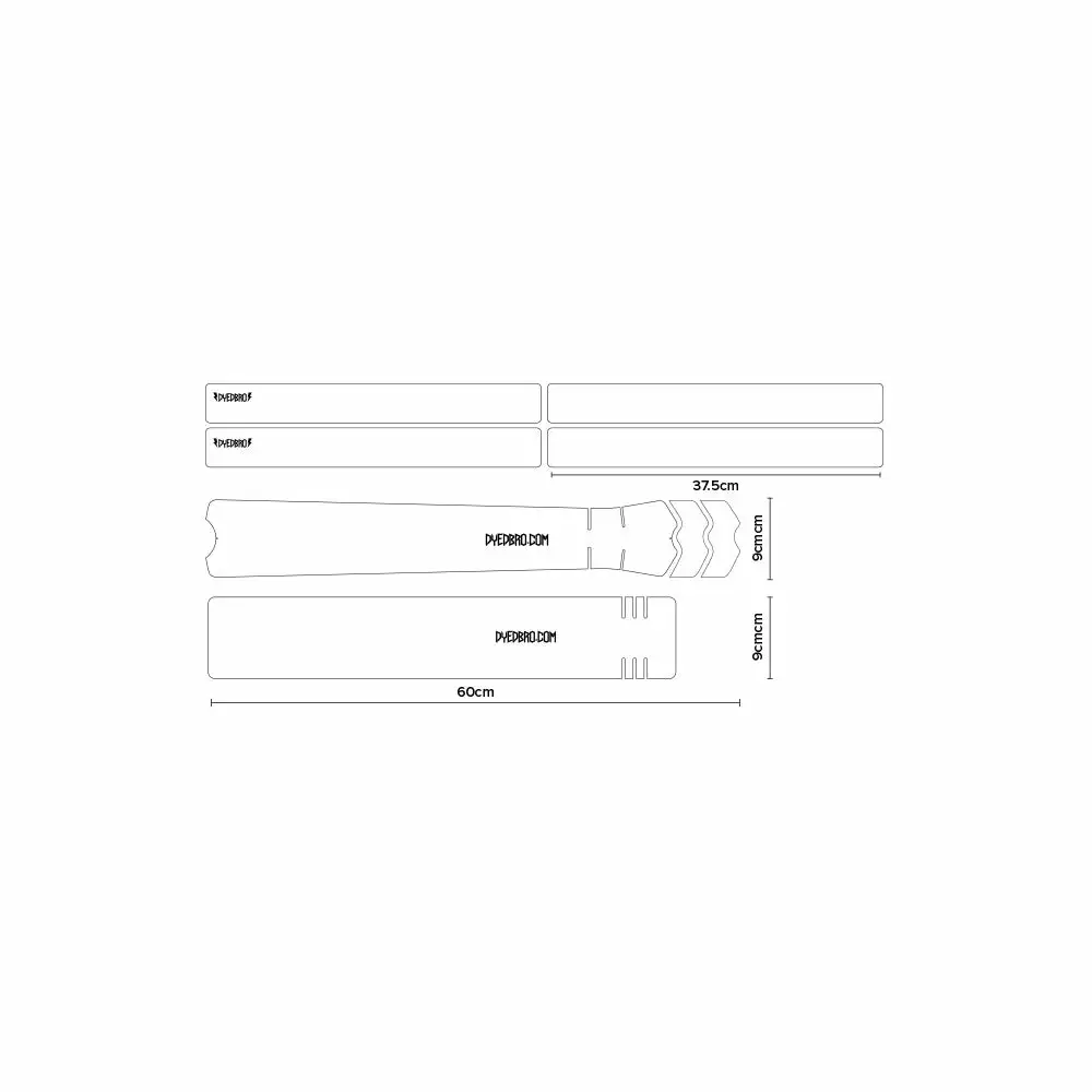 DyedBro Kill M´all Bike Protection Film - Clear - Red 4 DyedBro Kill M´all Bike Protection Film - Clear - Red - Image 4