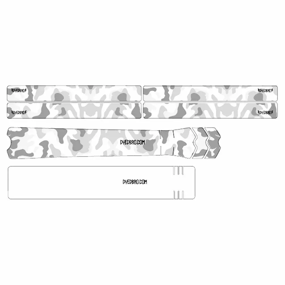 DyedBro Camo Bike Protection Film - Clear - Black 3 DyedBro Camo Bike Protection Film - Clear - Black - Image 3