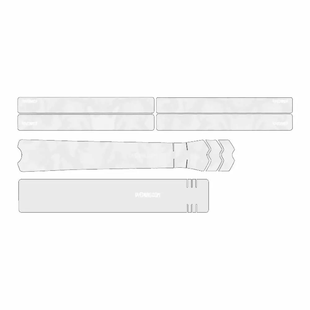 DyedBro Camo Bike Protection Film - Clear - White 4 DyedBro Camo Bike Protection Film - Clear - White - Image 4