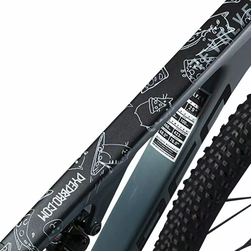 DyedBro Cats Bike Protection Film - Clear - White 1 DyedBro Cats Bike Protection Film - Clear - White