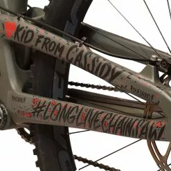 DyedBro Chainsaw Bike Protection Film - Clear - Black - Red -Hydration Packs Shop DyedBro Chainsaw Bike Protection Film Clear Black Red 03