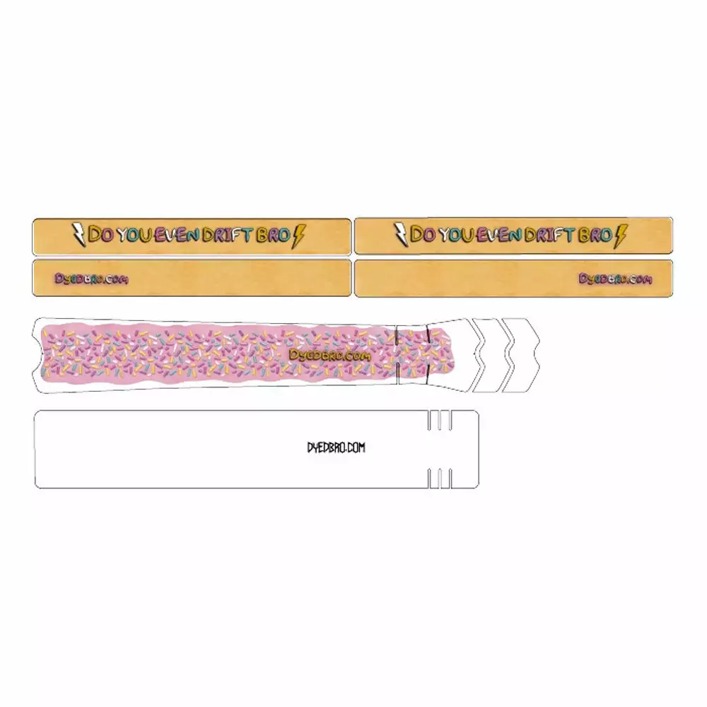 DyedBro Donuts Bike Protection Film - Multicolour 3 DyedBro Donuts Bike Protection Film - Multicolour - Image 3