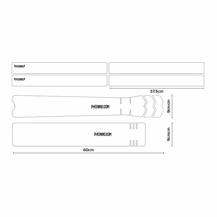 DyedBro Donuts Bike Protection Film - Multicolour 4 DyedBro Donuts Bike Protection Film - Multicolour - Image 4
