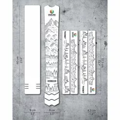 DyedBro EWS MOUNTAINS Bike Protection Film - Clear - Black -Hydration Packs Shop DyedBro EWS MOUNTAINS Bike Protection Film Clear Black 04