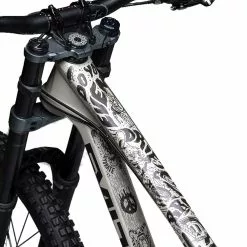 DyedBro Fluor Bike Protection Film - Clear - Black