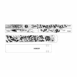 DyedBro Fluor Bike Protection Film - Clear - Black -Hydration Packs Shop DyedBro Fluor Bike Protection Film Clear Black 03