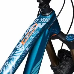 DyedBro Fluor Bike Protection Film - Clear - White