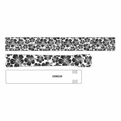 DyedBro Hawaiian Flowers Bike Protection Film - Clear - Black -Hydration Packs Shop DyedBro Hawaiian Flowers Bike Protection Film Clear Black 04
