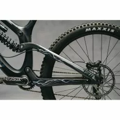 DyedBro Lightning Bike Protection Film - Clear - Blue -Hydration Packs Shop DyedBro Lightning Bike Protection Film Clear Blue 03