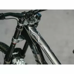 DyedBro Lightning Bike Protection Film - Clear - Blue -Hydration Packs Shop DyedBro Lightning Bike Protection Film Clear Blue 05