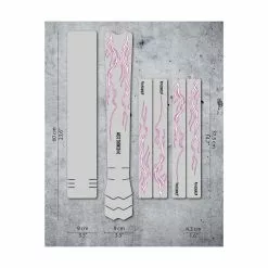 DyedBro Lightning Bike Protection Film - Clear - Pink