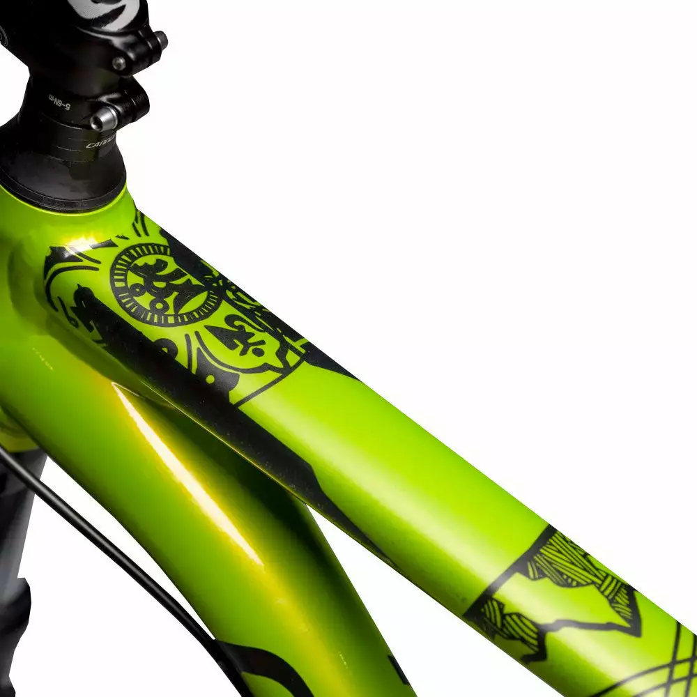 DyedBro Mandala Bike Protection Film - Clear - Black 1 DyedBro Mandala Bike Protection Film - Clear - Black