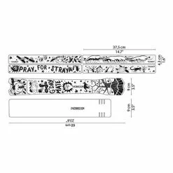 DyedBro Pray For Straya Bike Protection Film - Clear - Black 6 DyedBro Pray For Straya Bike Protection Film - Clear - Black -Hydration Packs Shop DyedBro Pray for Straya Bike Protection Film Clear Black 03