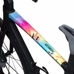 DyedBro Tie Dye Bike Protection Film - Bleached Black - Colours