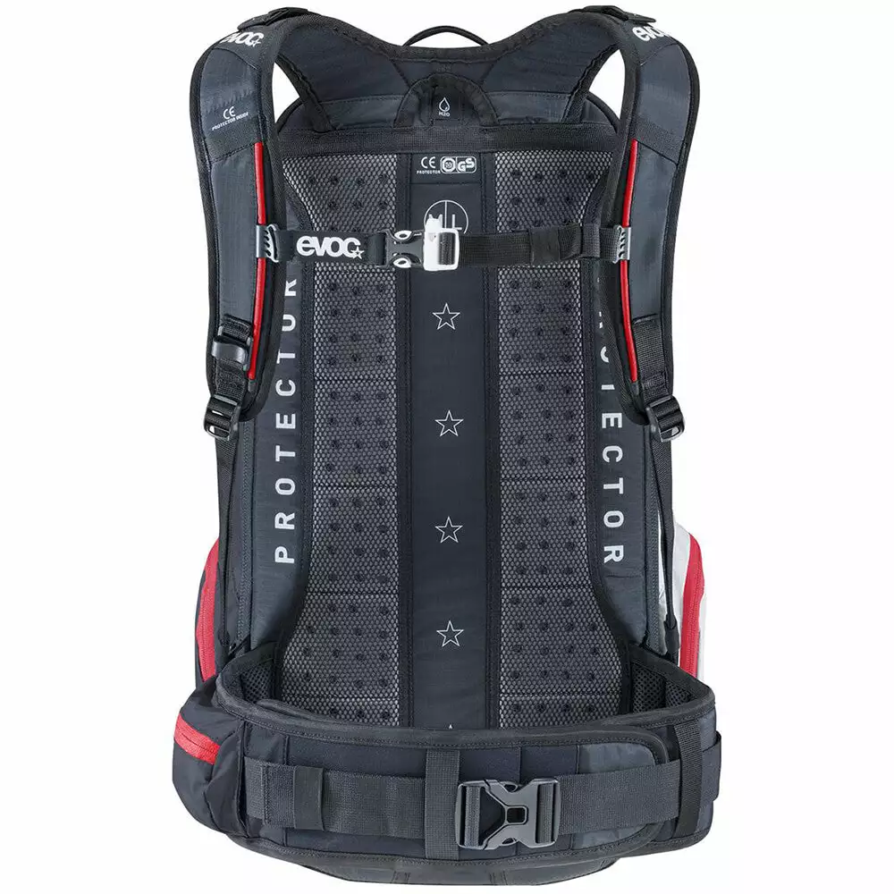 Evoc FR Trail Back Protector Pack - Unlimited Black - White - M-L - Image 3