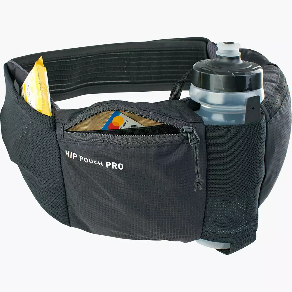 Evoc Hip Pack Pouch Pro With Water Bottle - Black - Image 3