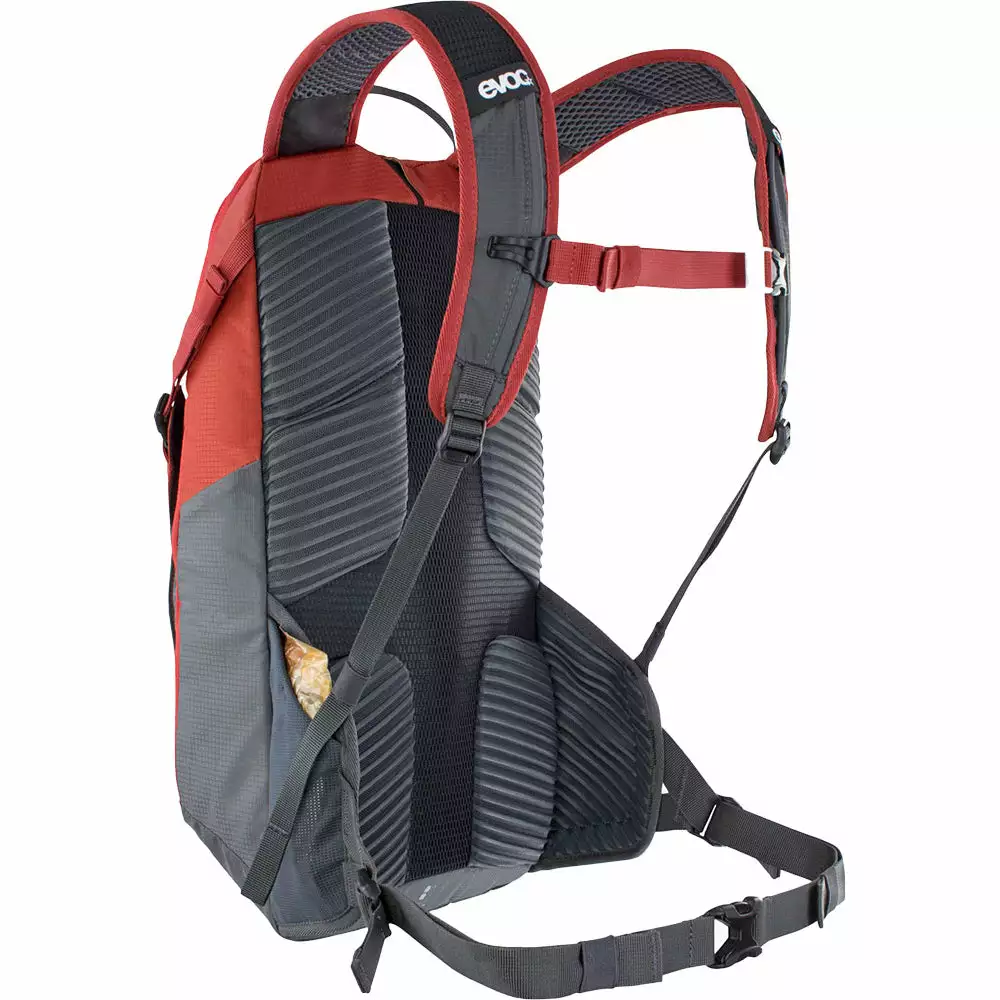 Evoc Ride 12L +2L Bladder Hydration Pack - Chilli Red - Carbon Grey 2 Evoc Ride 12L +2L Bladder Hydration Pack - Chilli Red - Carbon Grey - Image 2
