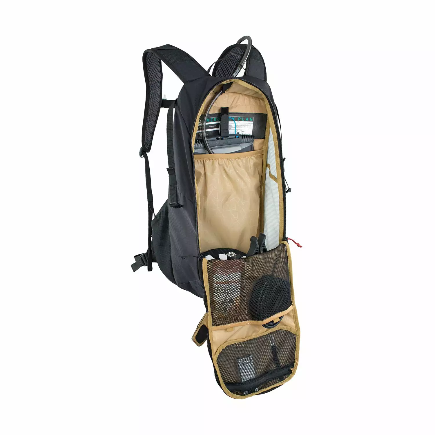 Evoc Ride 16L Back Pack - Black 4 Evoc Ride 16L Back Pack - Black - Image 4