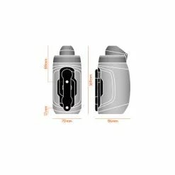 Fidlock Twist Bottle And Bike Mount - Transparent Black - 450ml -Hydration Packs Shop Fidlock Twist Bottle and Bike Mount Transparent Black 450ml 02