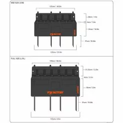 Fox Factory Overland Tailgate Pad - M - Black - Tailgate Pad 9 Fox Factory Overland Tailgate Pad - M - Black - Tailgate Pad -Hydration Packs Shop Fox Factory Overland Tailgate Pad Black Dimensions 01 12309d95 aef4 41e2 b9ec 6512b0a03965