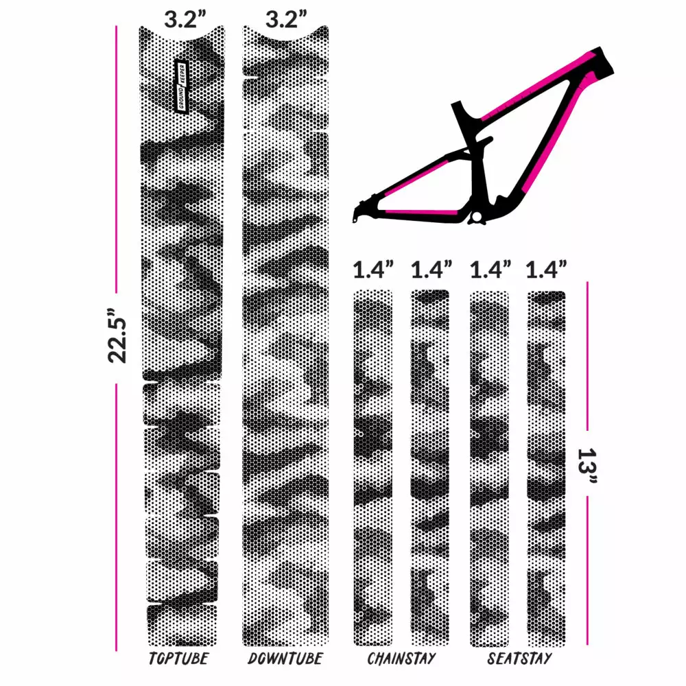 Ground Keeper Frame Keeper Protection Kit - Halftone Camo 1 Ground Keeper Frame Keeper Protection Kit - Halftone Camo