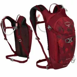 Osprey Salida Women's Hydration Pack - 8L Pack - 2.5L Bladder - Claret Red - 2022