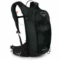 Osprey Siskin Hydration Pack - Obsidian Black - 12L - 2021 - 2.5L Bladder