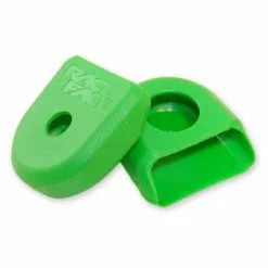 Race Face Crank Boots Pair - Green - Small - Alloy