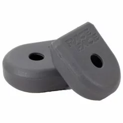 Race Face Crank Boots Pair - Grey - Small - Alloy