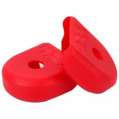 Race Face Crank Boots Pair - Red - Medium - Carbon