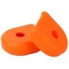 Race Face Crank Boots Pair - Orange - Small - Alloy