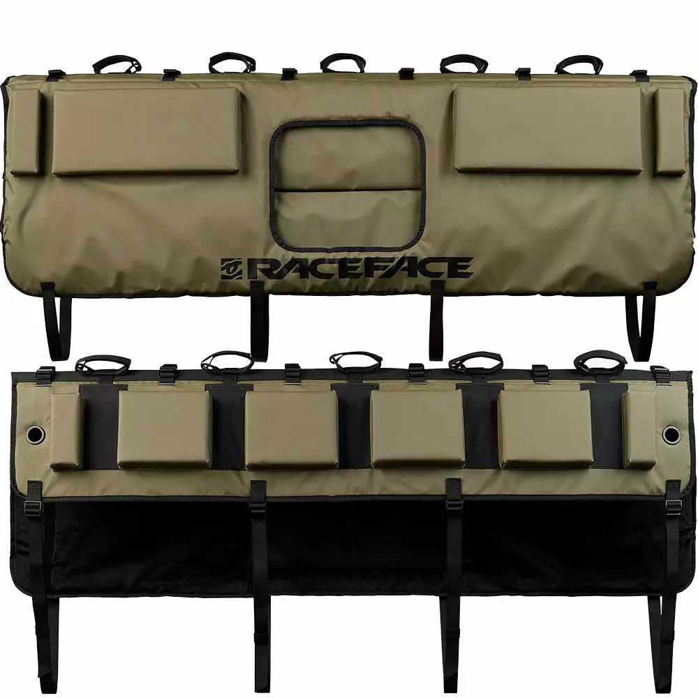 Race Face T2 Tailgate Pad - Olive - Mid 1 Race Face T2 Tailgate Pad - Olive - Mid