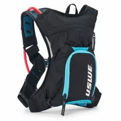 USWE MTB Hydro 3 Elite Hydration Pack - Black - Blue Horizon - 3L Pack - 2.0L Bladder